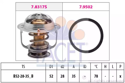 Термостат FACET 7.8317