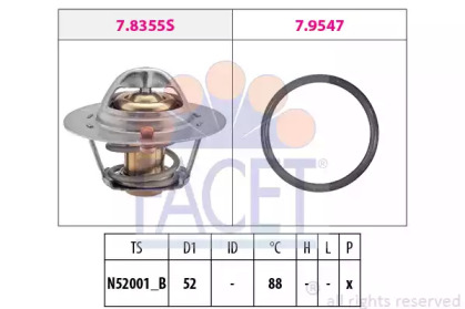 Термостат FACET 7.8355