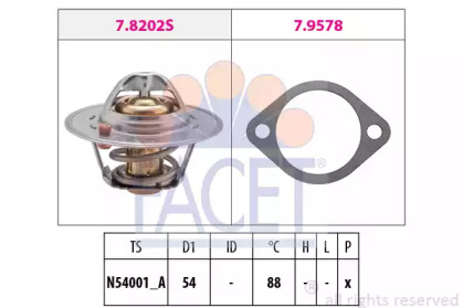 Термостат FACET 7.8358