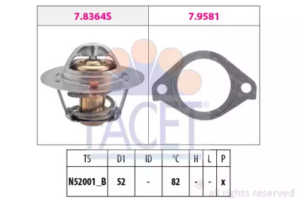 Термостат FACET 7.8364