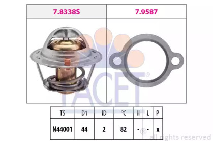 Термостат FACET 7.8368