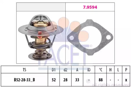 Термостат FACET 7.8387