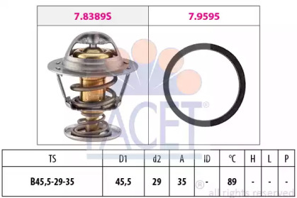 Термостат FACET 7.8389