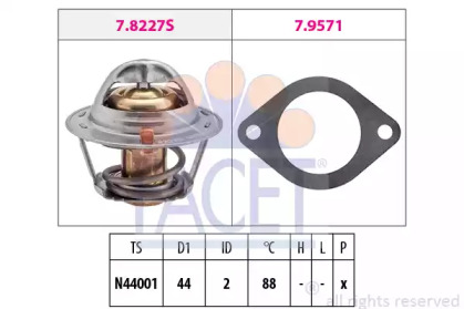 Термостат FACET 7.8390