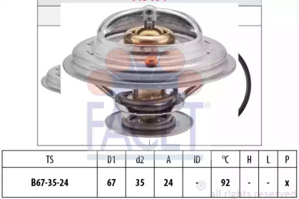 Термостат FACET 7.8401S