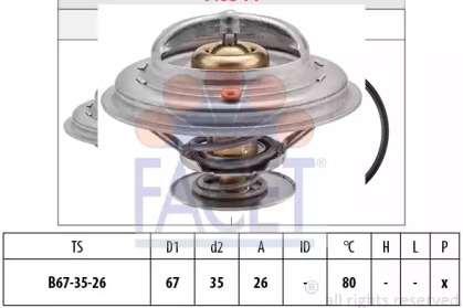 Термостат FACET 7.8544S