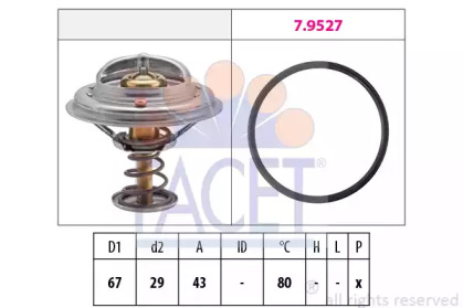 Термостат FACET 7.8549