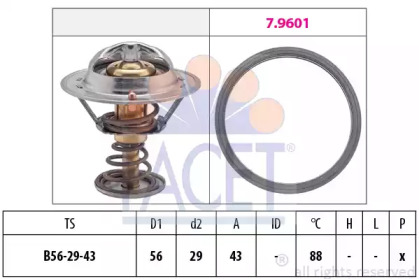 Термостат FACET 7.8553