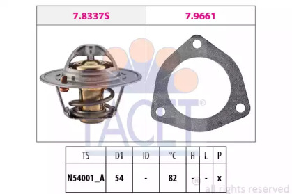 Термостат FACET 7.8644