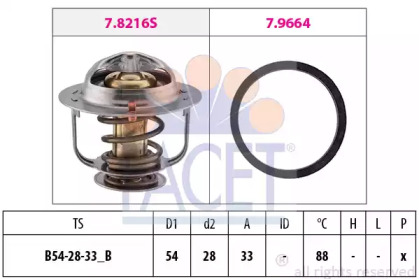 Термостат FACET 7.8658