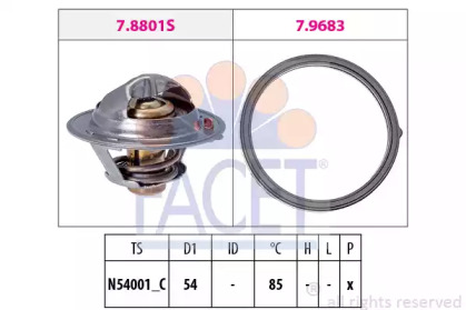 Термостат FACET 7.8803