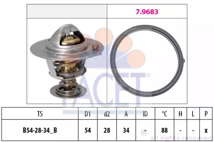 Термостат FACET 7.8834