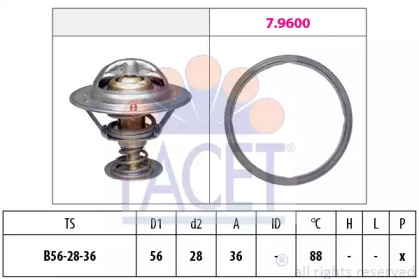 Термостат FACET 7.8948