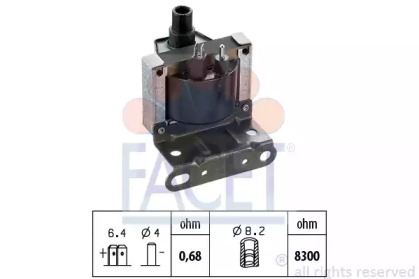 Катушка зажигания FACET 9.6009