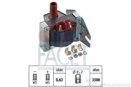 Катушка зажигания FACET 9.6032