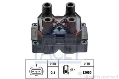 Катушка зажигания FACET 9.6173