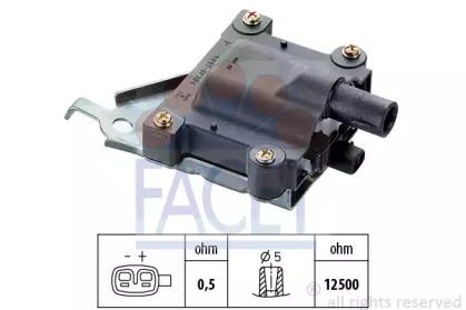 Катушка зажигания FACET 9.6185