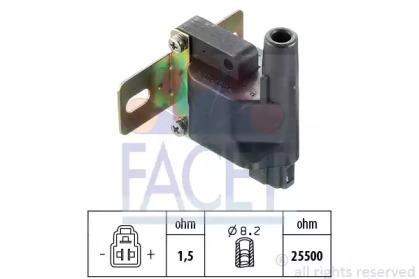 Катушка зажигания FACET 9.6249