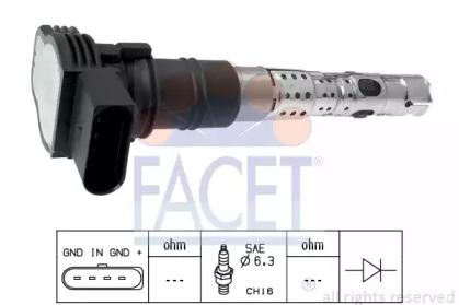 Катушка зажигания FACET 9.6325