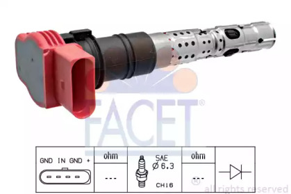 Катушка зажигания FACET 9.6333