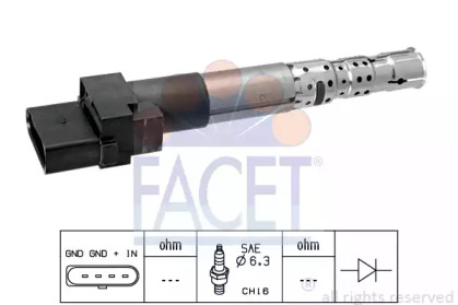 Катушка зажигания FACET 9.6335