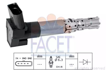 Катушка зажигания FACET 9.6337