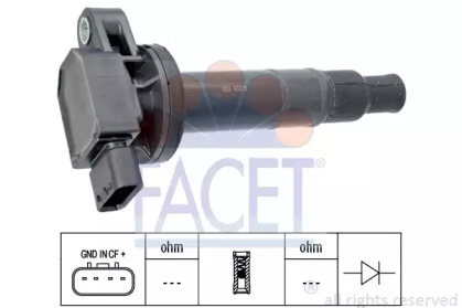 Катушка зажигания FACET 9.6359