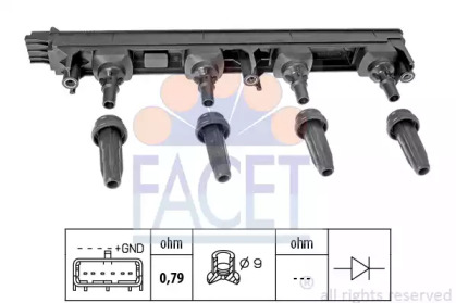 Катушка зажигания FACET 9.6376