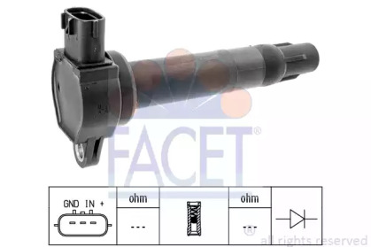 Катушка зажигания FACET 9.6397