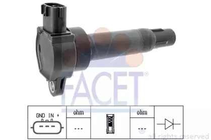 Катушка зажигания FACET 9.6403