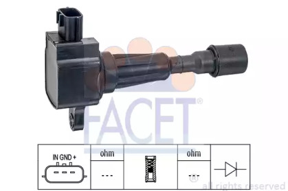 Катушка зажигания FACET 9.6414