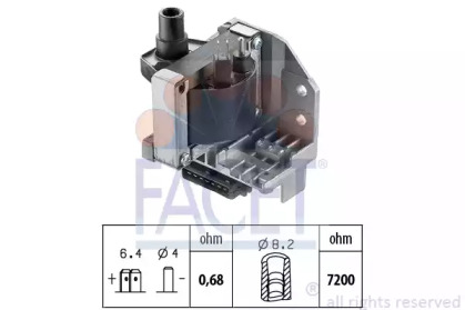 Элемент катушки зажигания FACET 9.8107