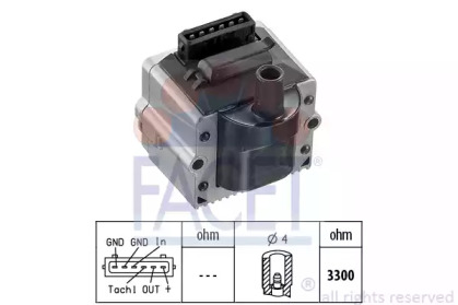 Элемент катушки зажигания FACET 9.8116