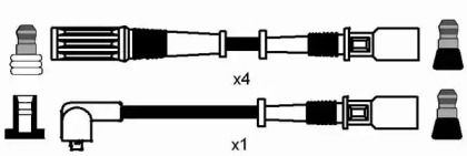 Комплект электропроводки NGK 44300