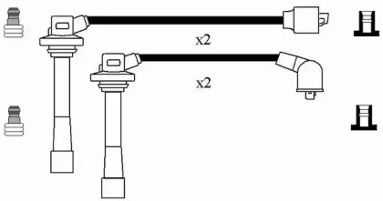 Комплект электропроводки NGK 8459