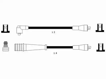 Комплект электропроводки NGK 7166