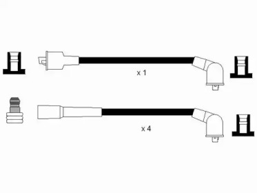 Комплект электропроводки NGK 0900