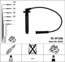 Комплект электропроводки NGK 44333