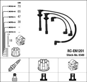 Комплект электропроводки NGK 0349