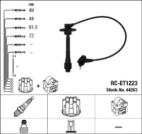 Комплект электропроводки NGK 44263