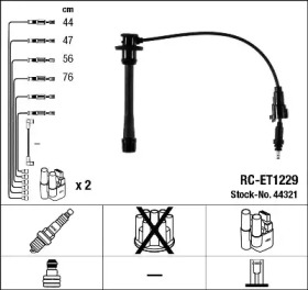 Комплект электропроводки NGK 44321