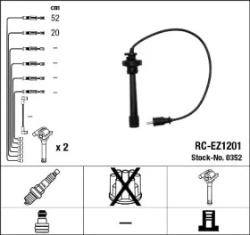 Комплект электропроводки NGK 0352