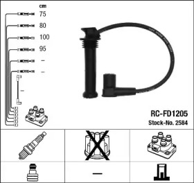 Комплект электропроводки NGK 2584