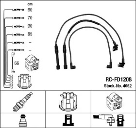 Комплект электропроводки NGK 4062