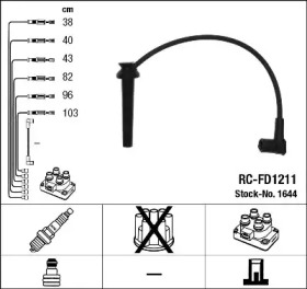 Комплект электропроводки NGK 1644