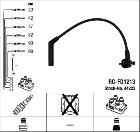 Комплект электропроводки NGK 44222