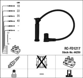 Комплект электропроводки NGK 44250