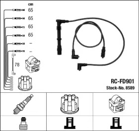 Комплект электропроводки NGK 8589