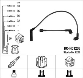 Комплект электропроводки NGK 6206