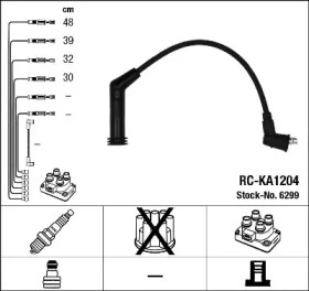 Комплект электропроводки NGK 6299